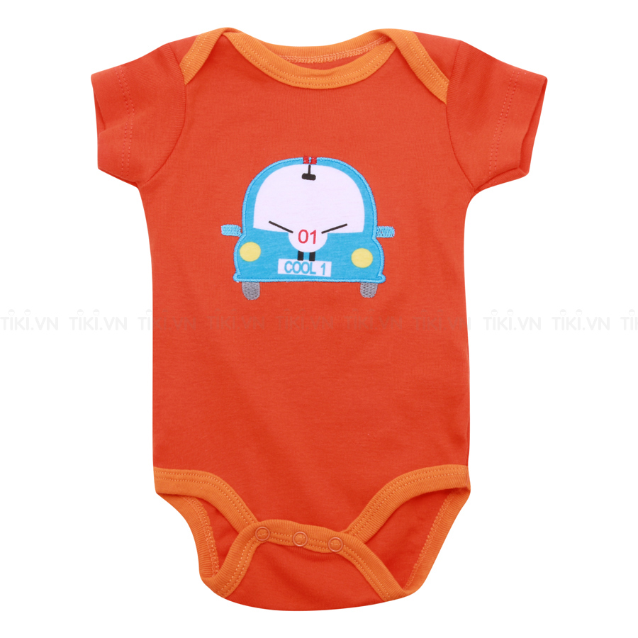 Set 5 Bodysuit Tay Ngắn Cho Bé Trai ( Màu Ngẫu Nhiên ) (Size