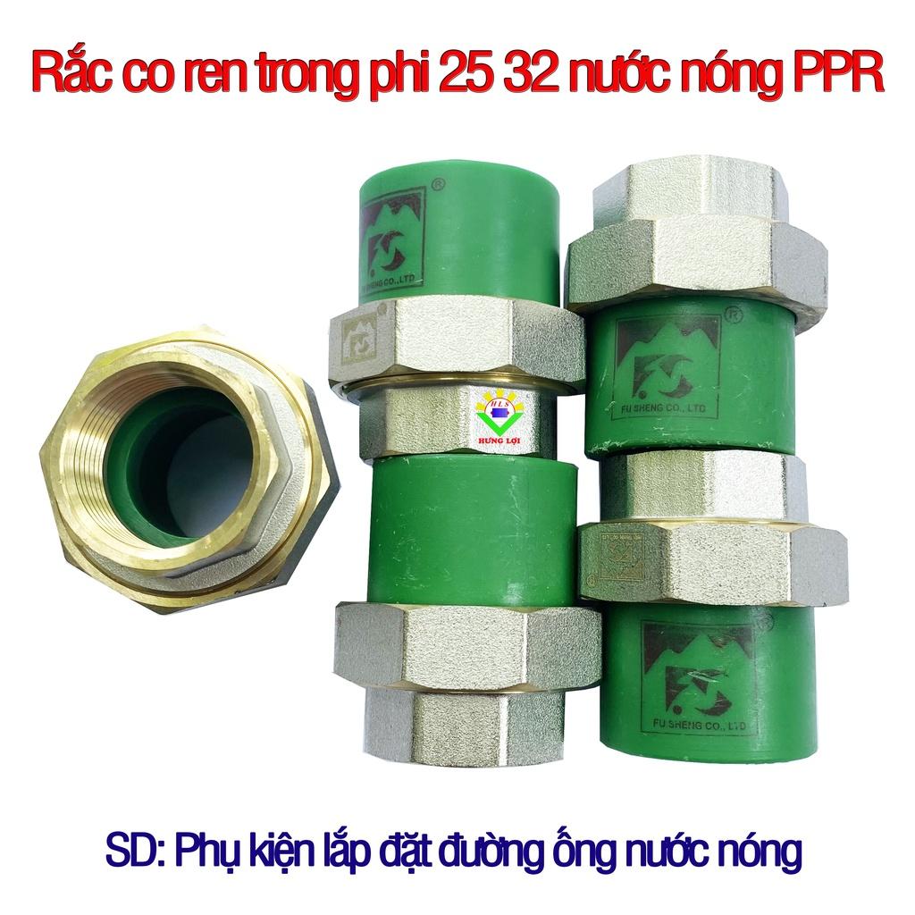 Rắc co ren trong phi 25 32 nước nóng PPR - phụ kiện ống nước nóng, lạnh