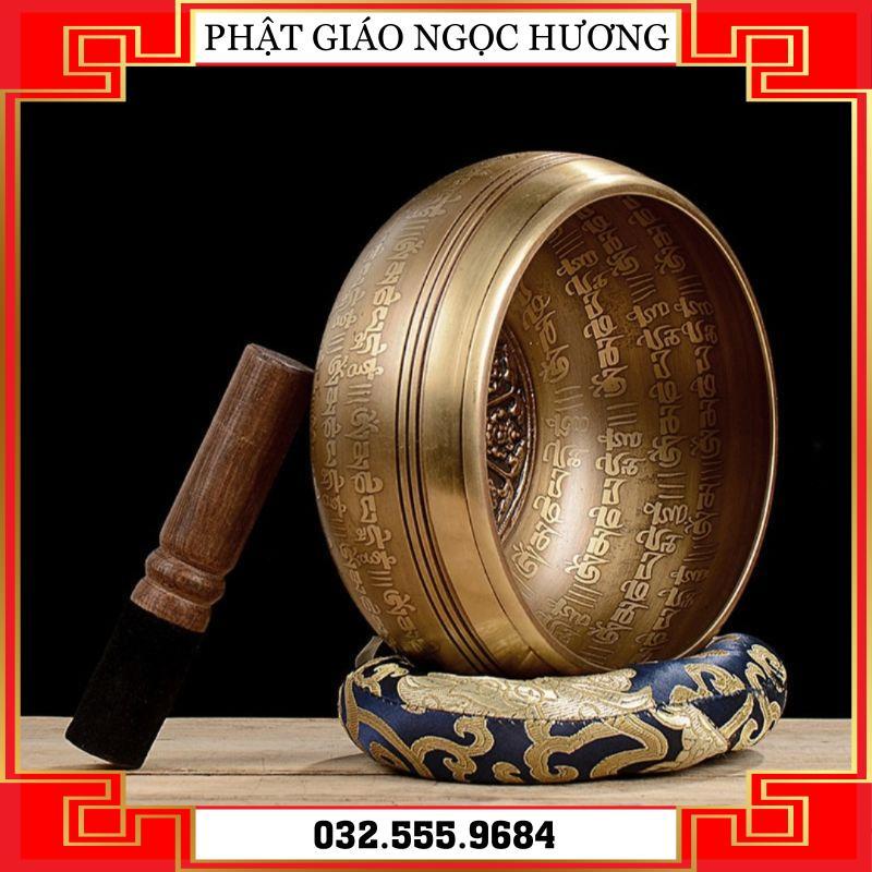 Bát Phật Âm - Bát chuông xoay Nepal 11CM
