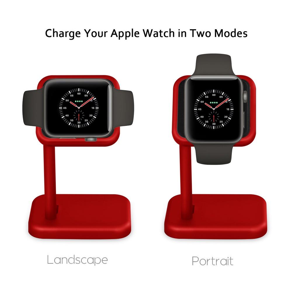 Đế sạc Apple Watch dạng treo sạc kiêm giá đỡ hợp kim nhôm cho đồng hồ thông minh để bàn làm việc sang trọng
