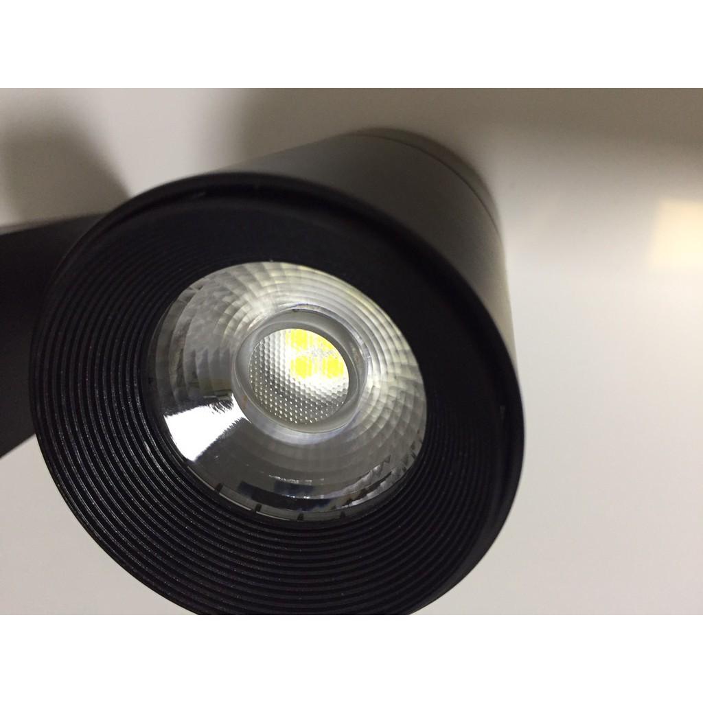 Đèn rọi ray Sapphire Kingled 7W, DTL-7-D, Vỏ Đen, as trắng, vàng, trung tính.