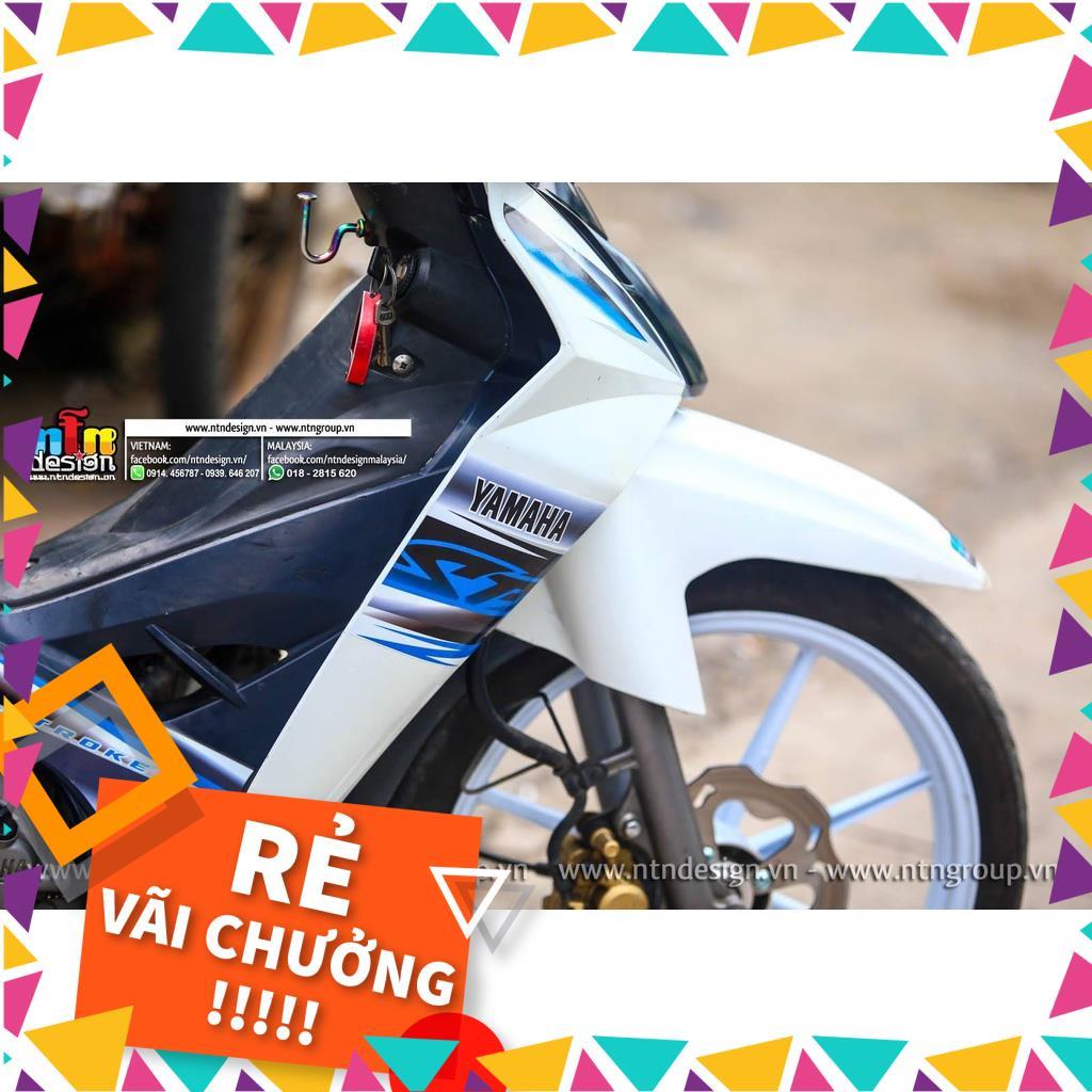 Tem Rời Sisius Mẫu Trắng Xanh Đen Chữ Spark