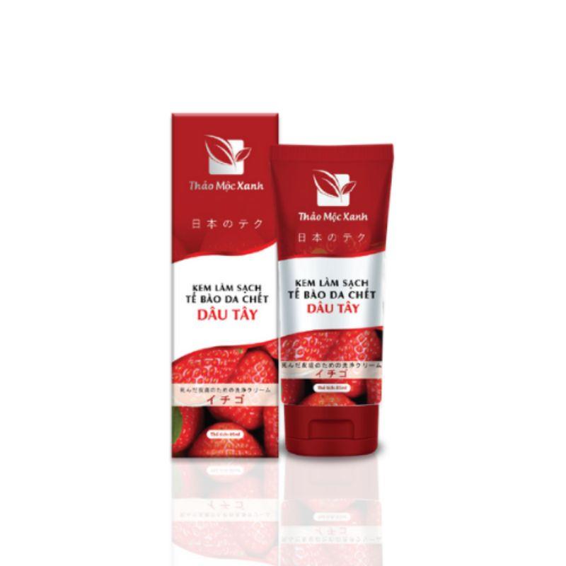 KEM LÀM SẠCH TẾ BÀO DA CHẾT Trà Xanh, Chanh, Dâu tây, Bơ, Lavender 85ml