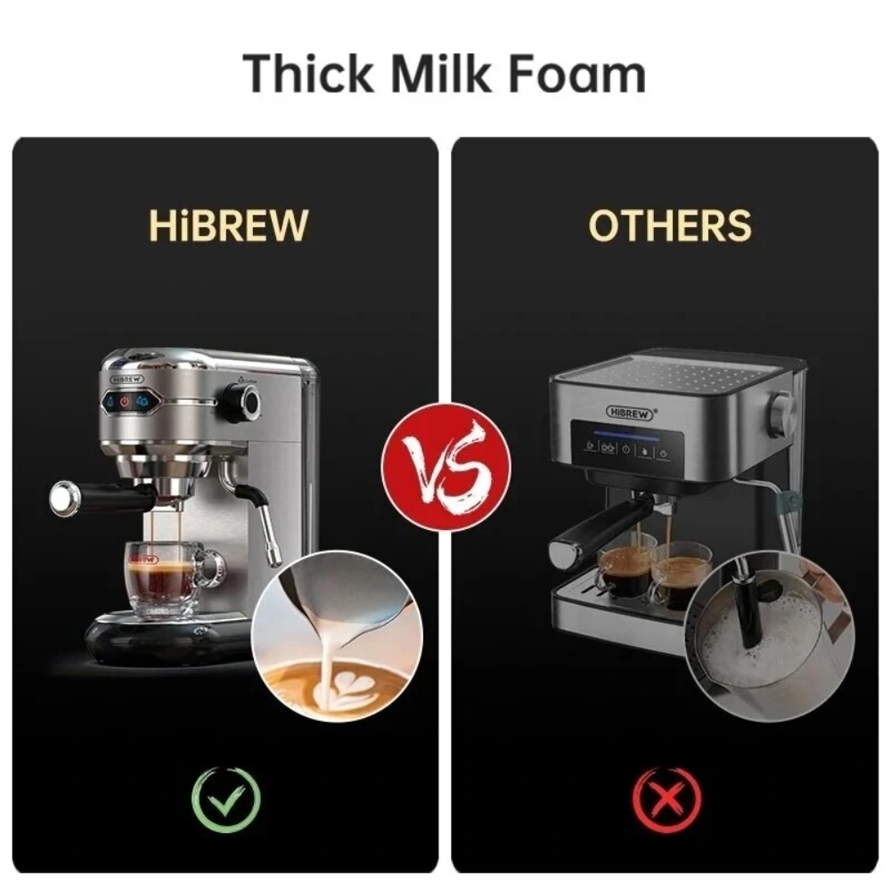 Máy Pha Cà Phê Hibrew H11 Pha Cafe Espresso Bán Tự Động pha lạnh và nóng, Công suất 1450W, Áp suất 19 Bar mạnh mẽ - Hàng nhập khẩu