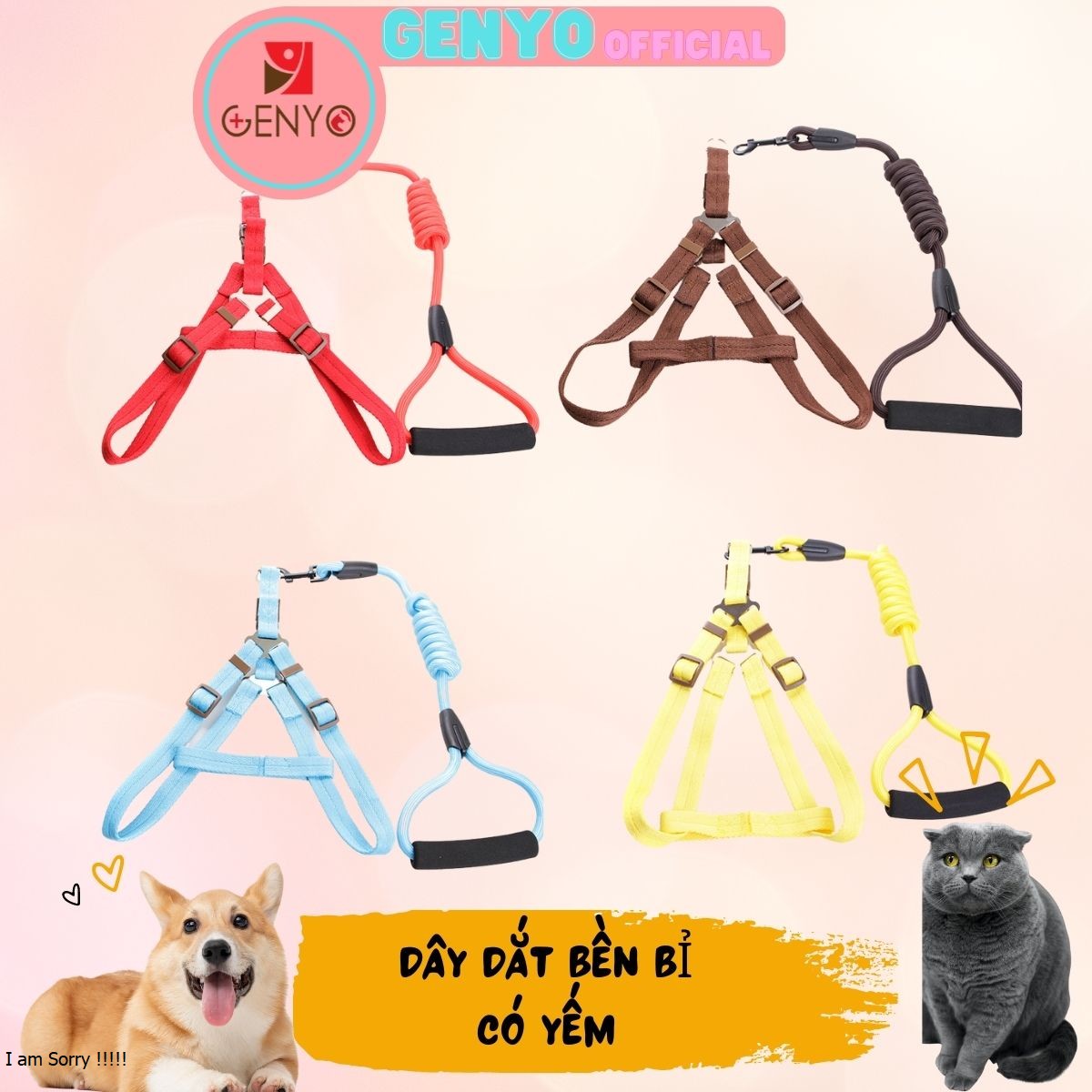 Dây dắt cao cấp cho thú cưng