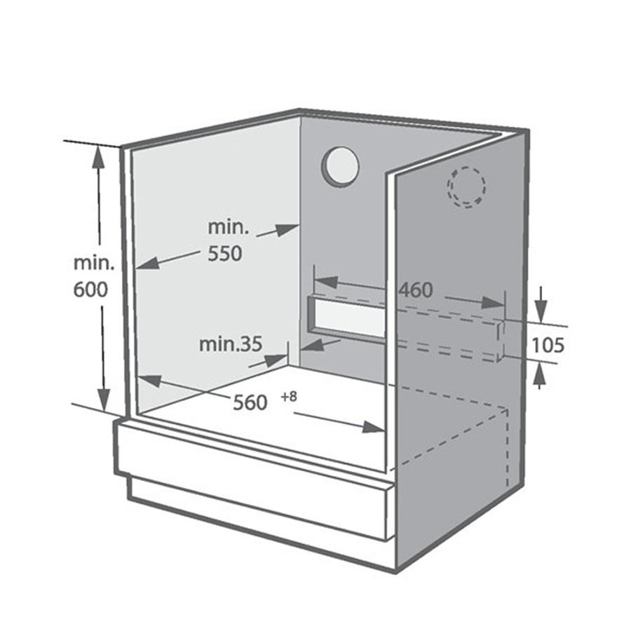 Lò Nướng Âm Tủ EUROSUN EOV72TFT - 16 Chức Năng Tích Hợp, 72L- Hàng chính hãng