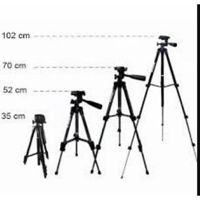 Bộ 1 Tripod TF-3120A kèm 1 Kẹp điện thoại và 1 Remote