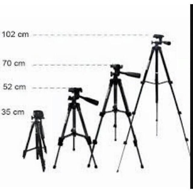 Bộ 1 Tripod TF-3120A kèm 1 Kẹp điện thoại và 1 Remote (Tặng Giá Đỡ Bạch Tuộc Đa Năng)