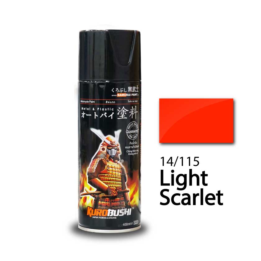 Sơn SAMURAI KUROBUSHI 115 MÀU CAM chính hãng dành cho xe máy