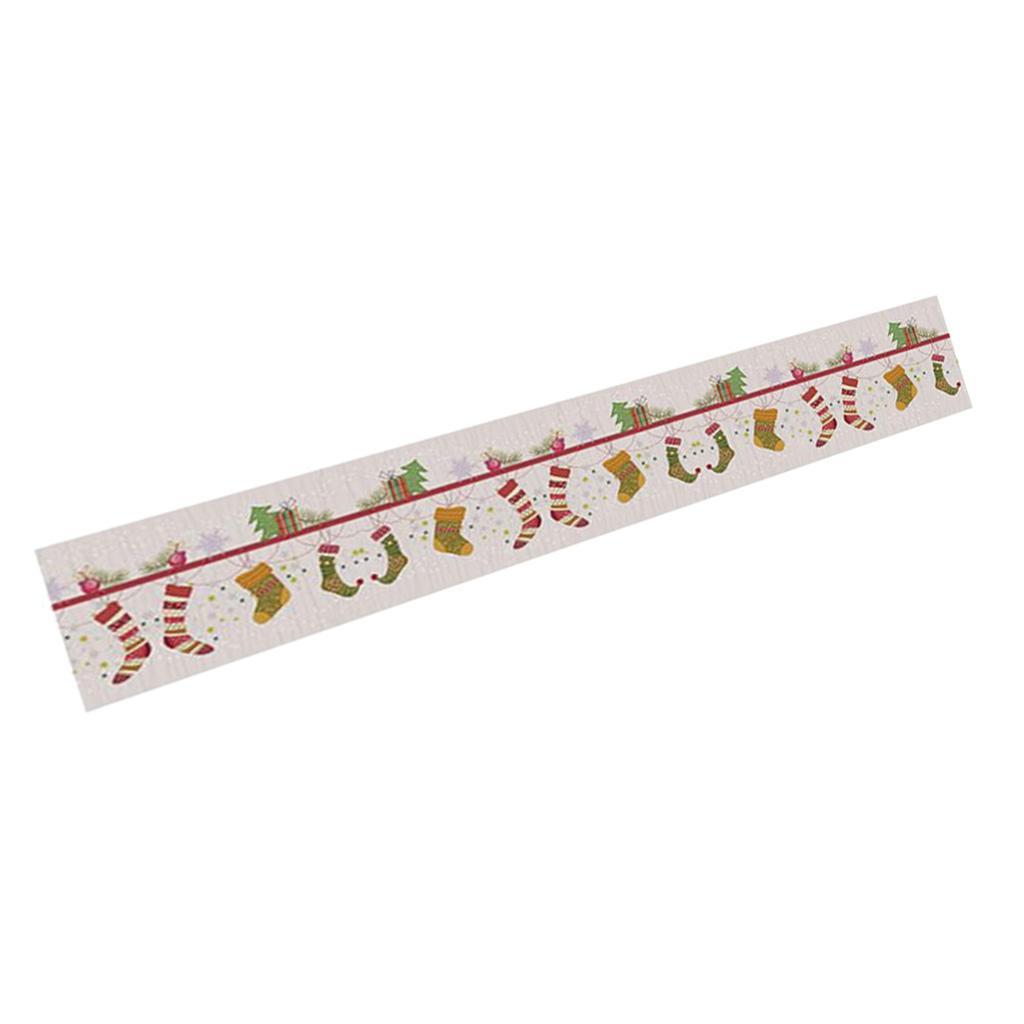 Hình ảnh Christmas Waist Tape Line Border Sticker PVC Skirting Line Sticker