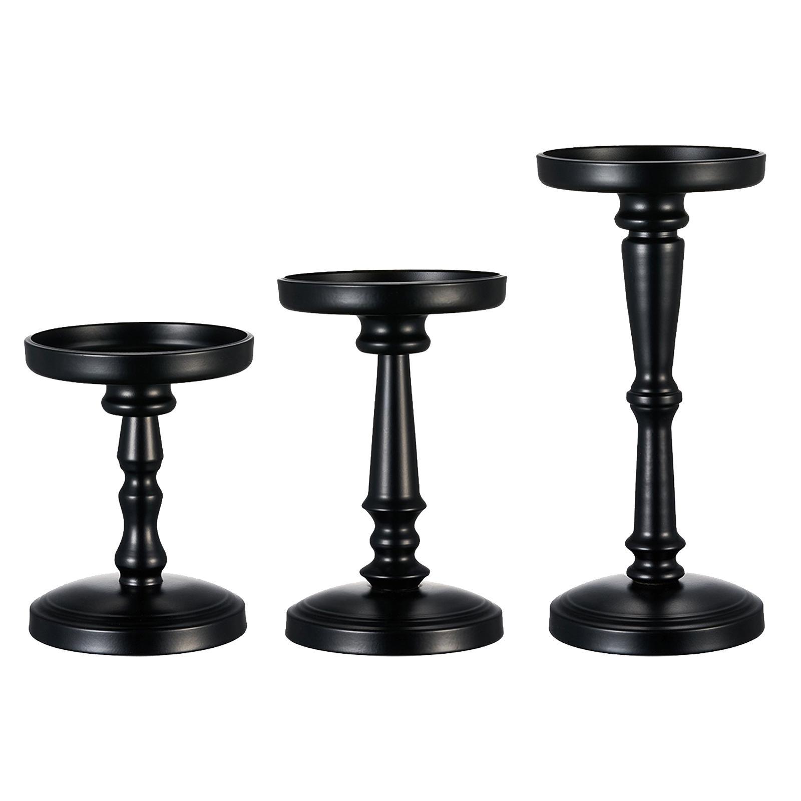 3Pcs Candle Holder Set for Living Room Centerpiece