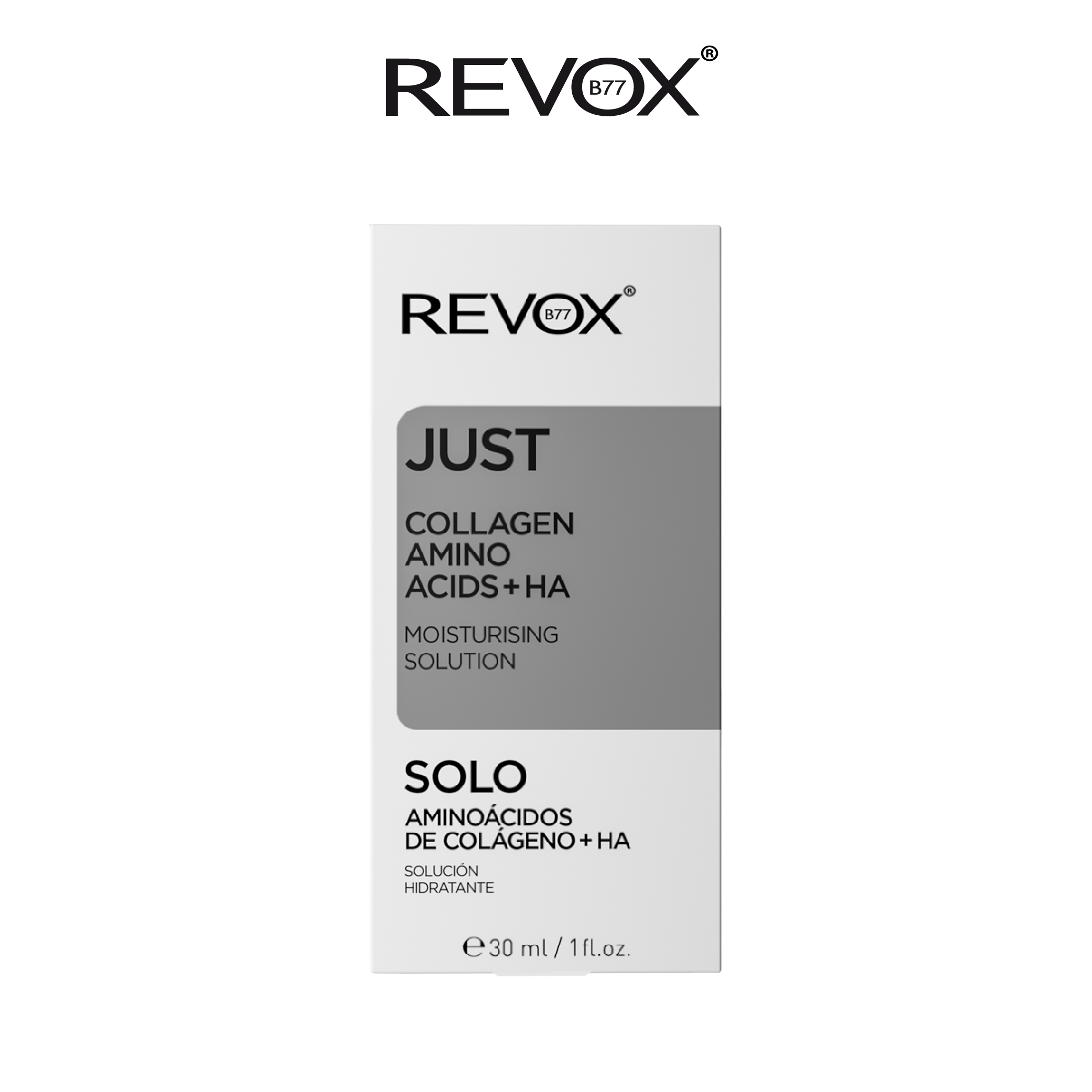 Gel dưỡng ẩm cho da mặt và cổ Revox B77 Just - Collagen Amino Acids + HA - 30ml