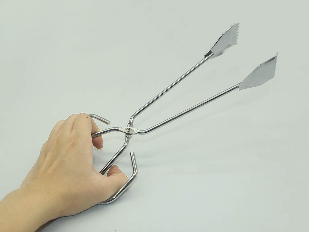 Kẹp gắp Inox dài 26cm hình kéo mũi bẹt