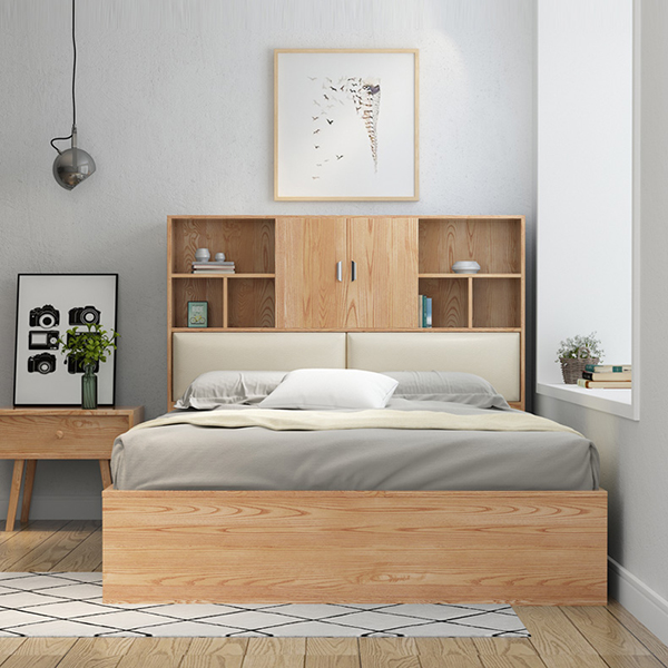 Giường ngủ gỗ thiết kế tiện dụng