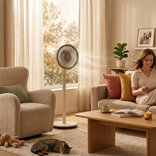 Quạt đứng Sharp PJ-CD227V-W - Hàng chính hãng