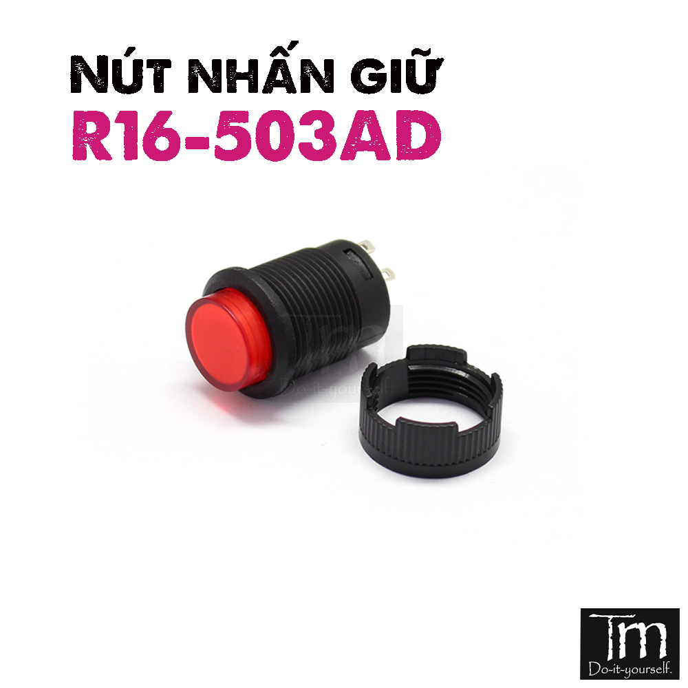 Nút Nhấn Giữ 16mm R16-503AD