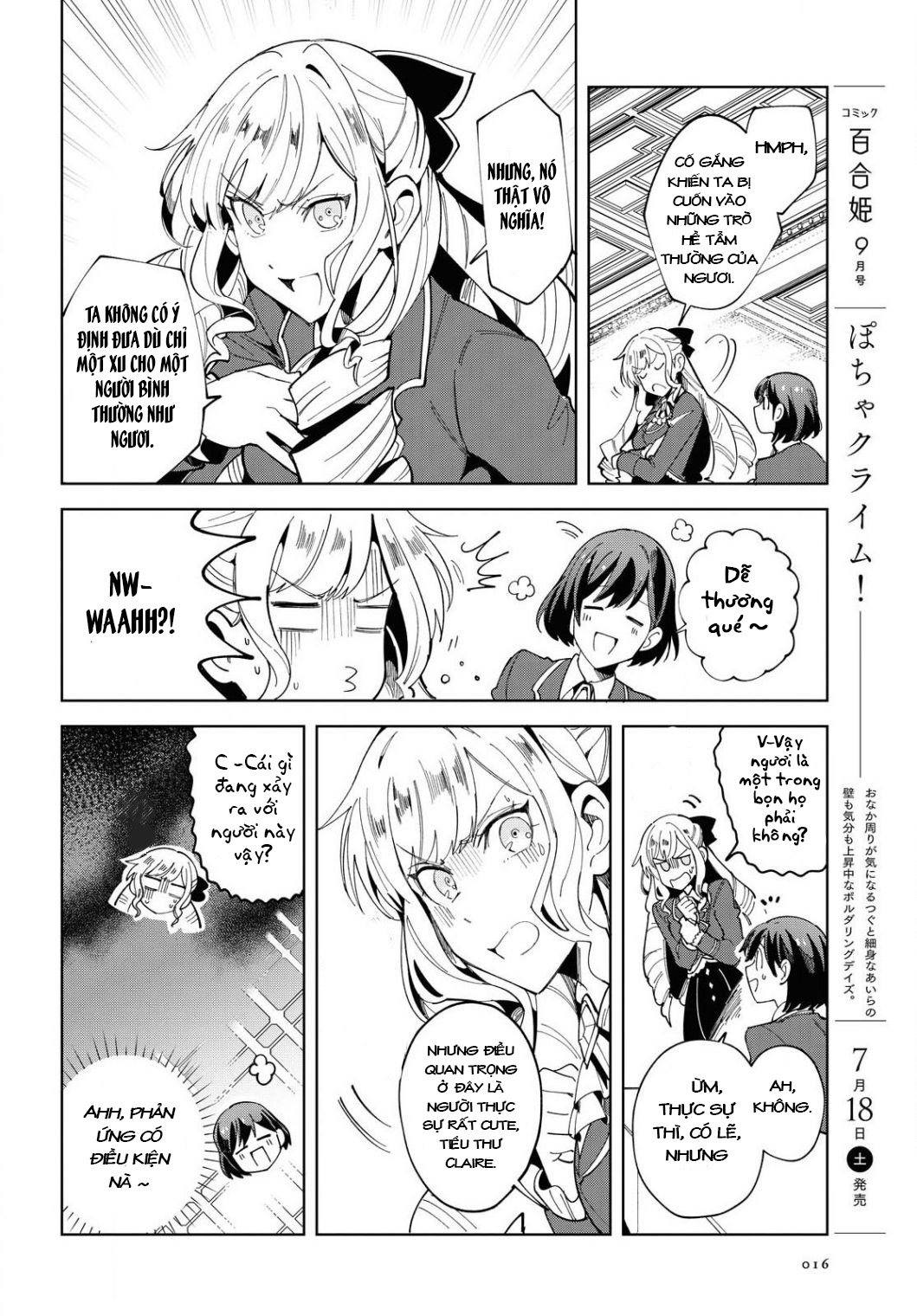 tôi rơi vào lưới tình với nàng phản diện chapter 1 9