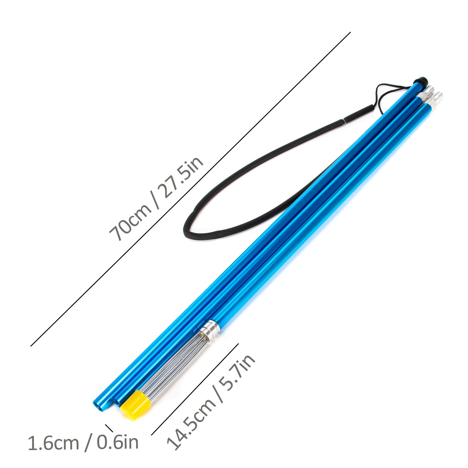 Móc câu cá 5 ngạnh gai giúp bạn dễ dàng bắt mồi thiết kế thân 3 phần bằng hợp kim nhôm độ bền cao