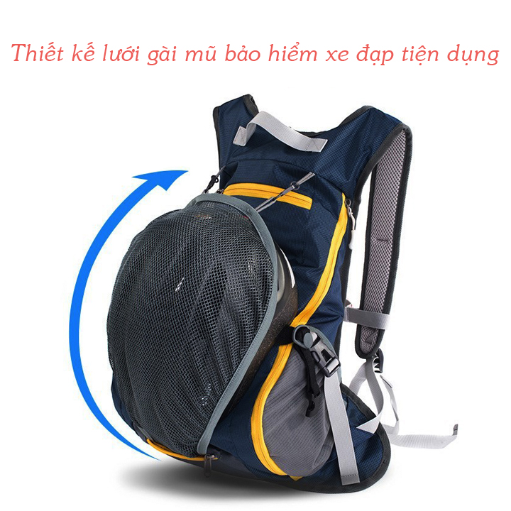 Ba lô đạp xe chuyên dụng với vị trí gắn mũ bảo hiểm NatureHike NH15C001-B