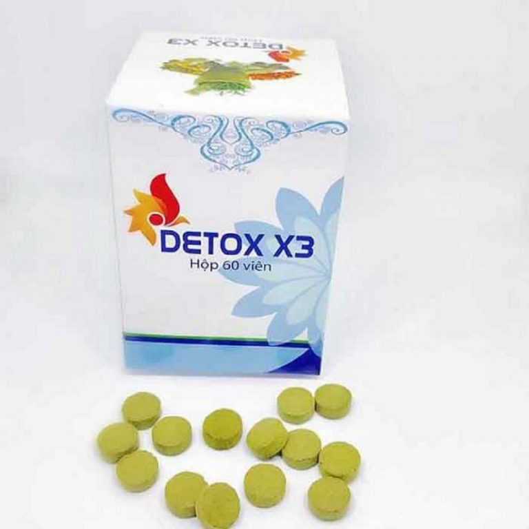 DETOX X3 hỗ trợ giảm cân với 100% thảo dược thiên nhiên - Có tem chống hàng giả - Hộp quà tặng cho mọi nhà
