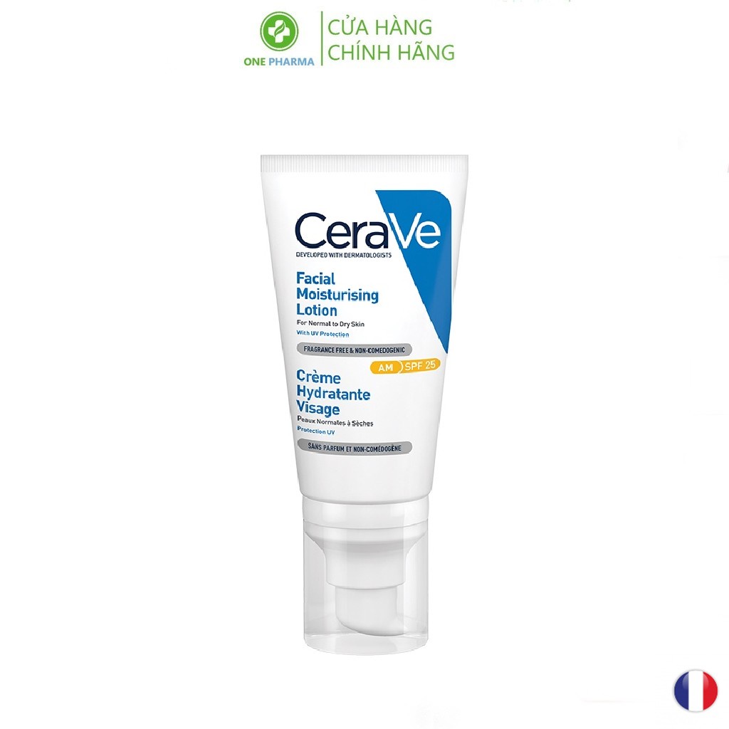 Kem dưỡng ẩm chuyên biệt ban ngày Cerave AM Facial Moisturiz Lot 50ml