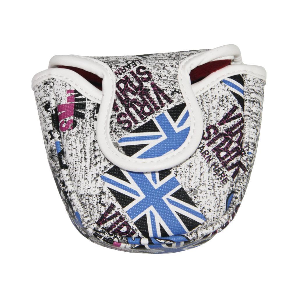 Waterproof PU Golf Mallet Head Cover / Golf Center Shaft Headcover