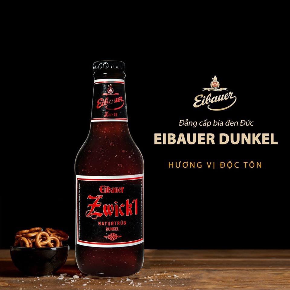 Combo Lốc 6 Chai Bia Đức Thầy Tu EIBAUER ZWICK'L DUNKEL 250ml/chai