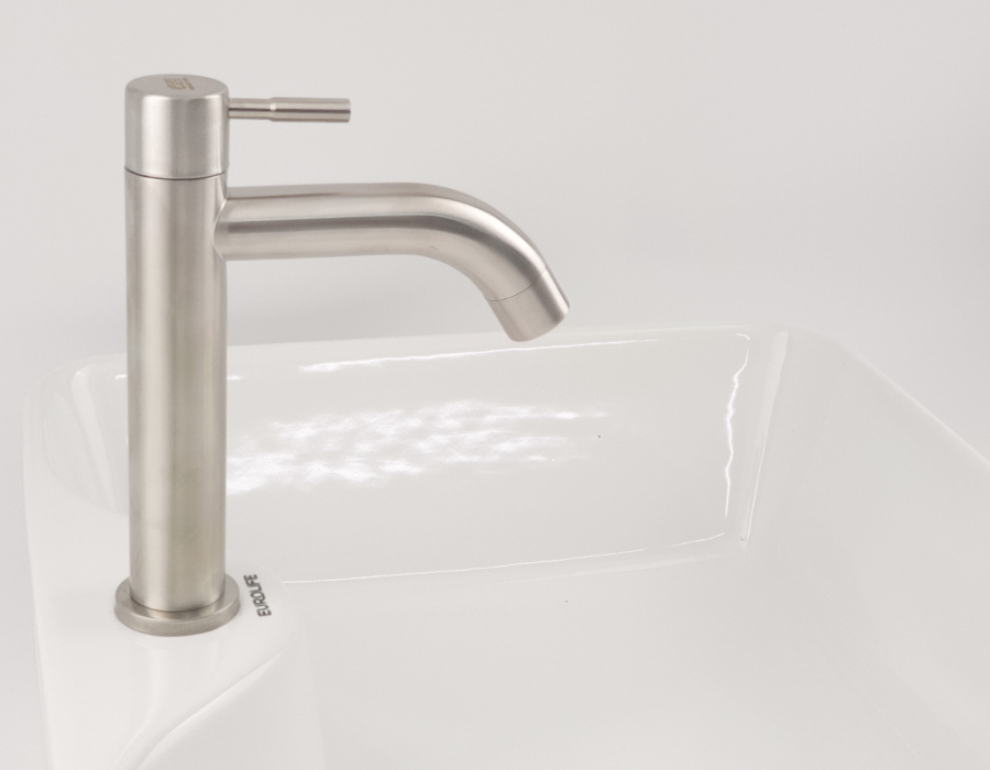 Vòi lavabo lạnh Inox SUS 304 Eurolife EL-LL123