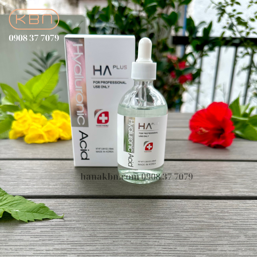 COMBO 5 CHAI SERUM HA PLUS - 100ml (Dưỡng Ẩm, Căng Bóng, Sáng Da, Mờ Nếp Nhăn) Hàng Chính Hãng + Tặng 5 Mặt Nạ Soothing