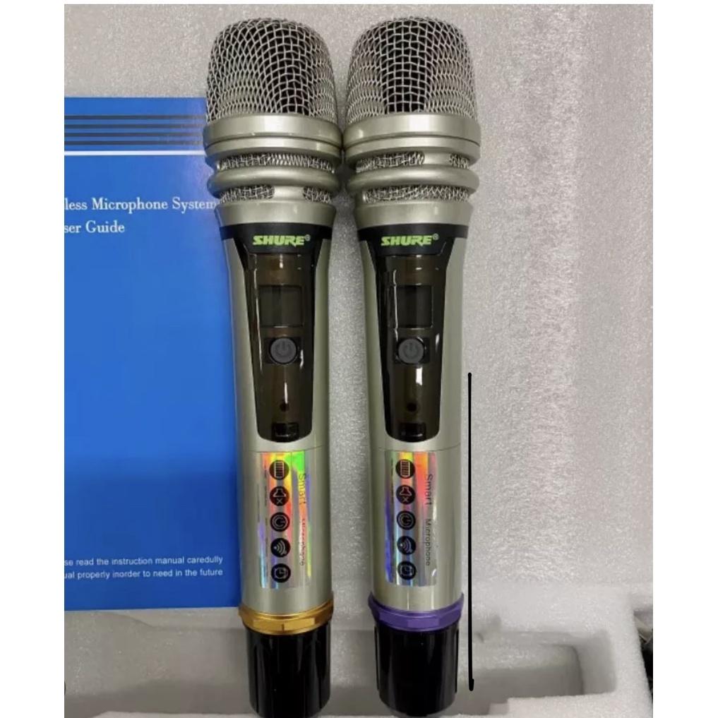 MICRO KARAOKE KHÔNG DÂY SHURE UGX25 PRO - Âm Thanh Cực Hay - Khoảng Cách 200m - Hàng Nhập Khẩu.