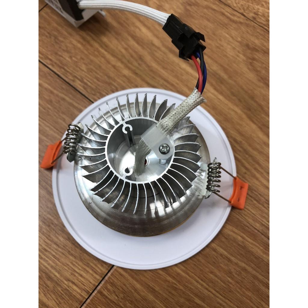Đèn âm trần 7W D90 ba màu ánh sáng, 5W,7W,9W