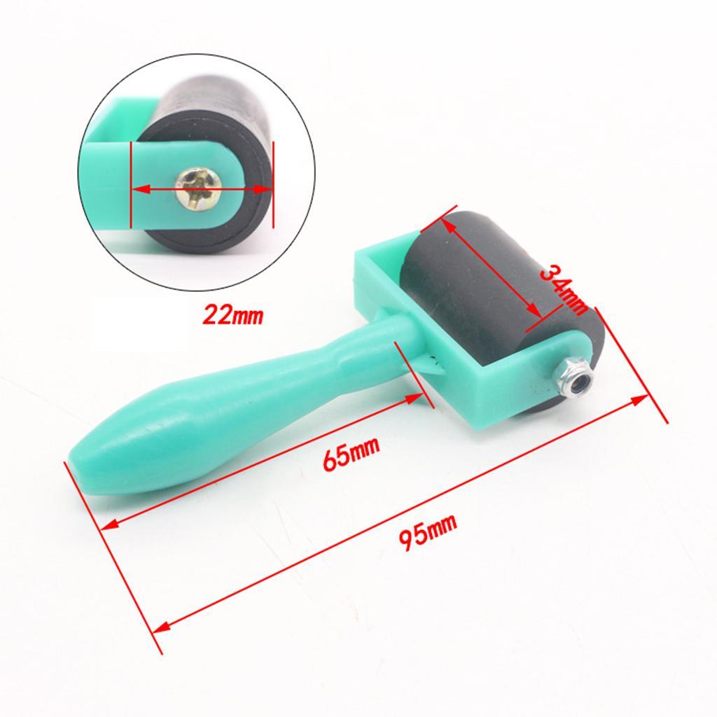 15cm Heavy Duty Rubber Roller Printing Inks Blocks Art Craft Supplies