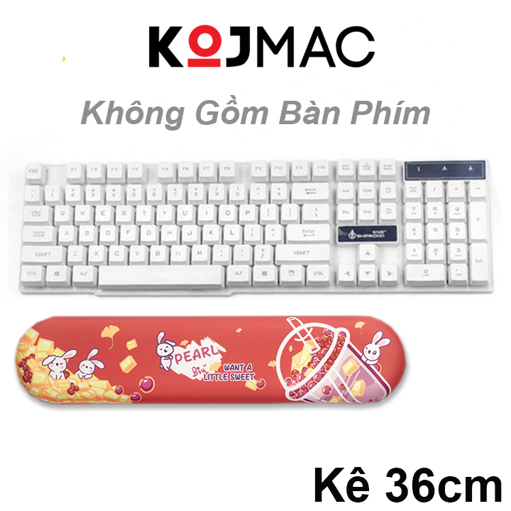 Thanh Đệm Kê Tay Bàn Phím Máy Tính Silicone 3D KOJMAC PKB067 Keyboard Hand Rest Cute Gaming Nhập Khẩu Chính Hãng - Lót Đỡ Cổ Tay Chơi Game Dễ Thương Cao Cấp Chống Mỏi Đau Chuột Corgi Bull Dog Husky