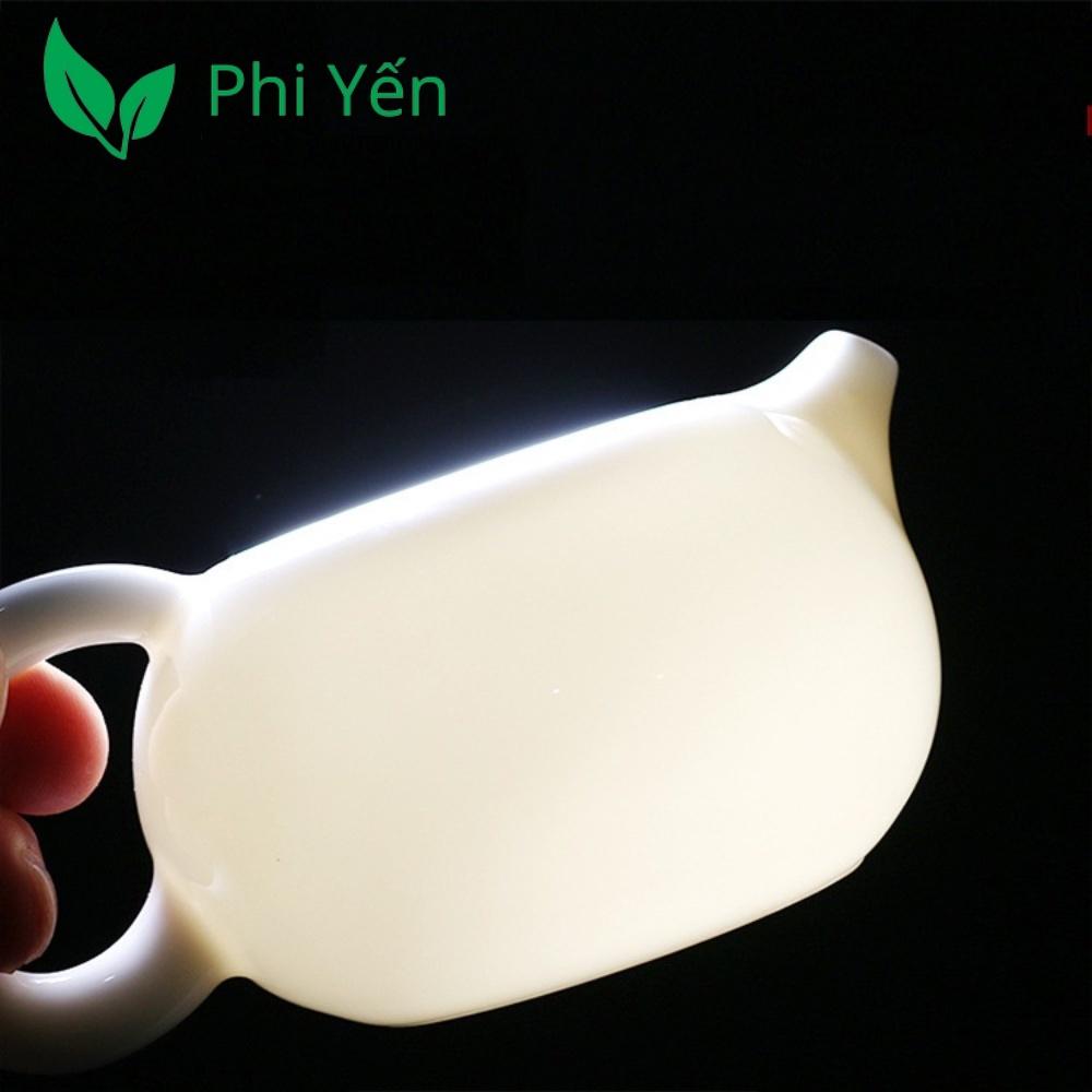 Ấm trà Tây Thi - Bạch Định thấu quang