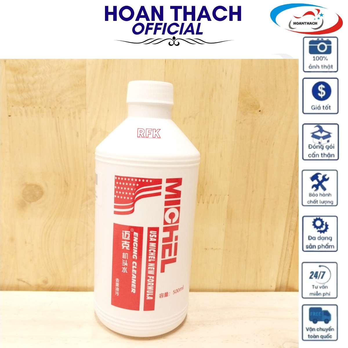 Chai Vệ Sinh Đàu Bò/ Lốc Máy Michel Engine Surface Claner Dùng cho mọi dòng xe SP019557