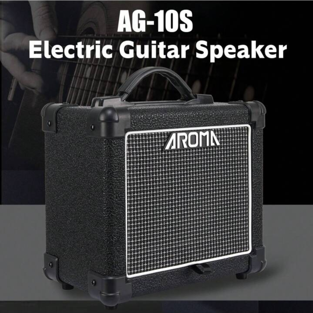 Ampli/ Amply/ Âm ly Đàn Guitar Điện AROMA AG-10S 10W, Có Bluetooth