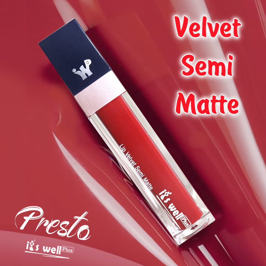 Son Kem Lì it's Well plus Lip Velvet Semi Matte (8g)