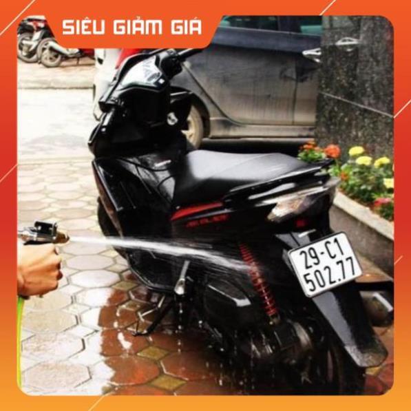 Bộ vòi xịt tăng áp 3 lần rửa xe tưới cây điều chỉnh mức nước tiết kiệm nước đa năng 206400
