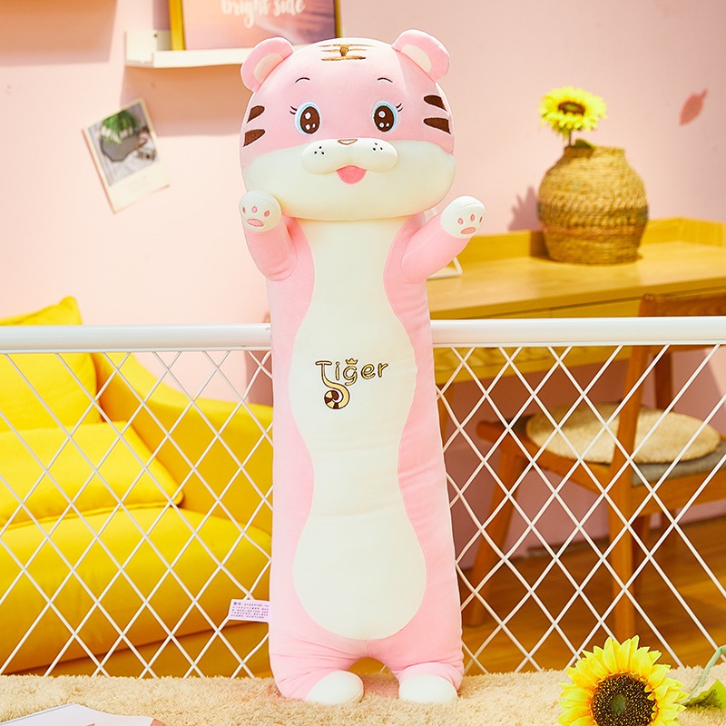 Gối ôm con hổ, con cọp dễ thương siêu cute (65cm---1m2) vải miniso siêu mềm mịn, an toàn, hàng cao cấp loại 1 (Tặng Kèm 1 Ví Da 12 Ngăn Đựng Thẻ Atm, Cccd)