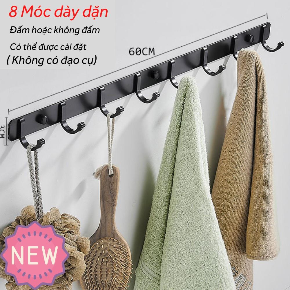 Móc Treo Quần Áo Gắn Tường Móc Treo Quần Áo Inox Không Gỉ Moda.H