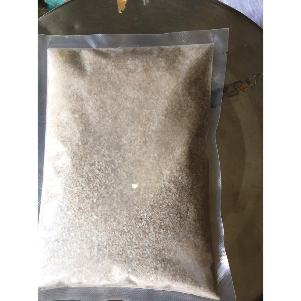 Vỏ trứng xay cung cấp canxi và chống ốc sên cho hoa lan và cây rau gói 500gr