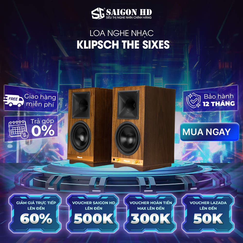Loa Bluetooth Klipsch The Sixes - Hàng Chính Hãng