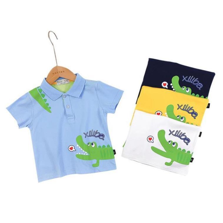 IAT39 Size90-130 (9-27kg) Áo thun cotton cộc tay cho bé Freeship Hàng Quảng Châu Thời trang trẻ em