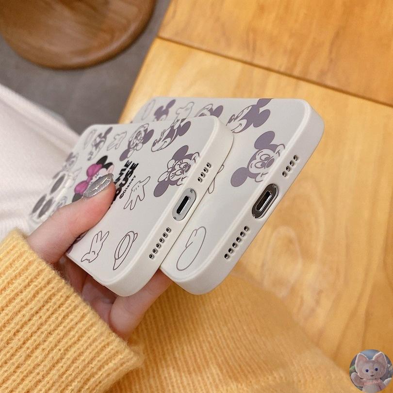 Casing for iPhone 13 12 11 Pro Max X XR XS Max SE2020 8 7 Plus protective case cute mouse phone case silicone soft