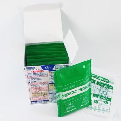 Cao dán Salonpas Hisamitsu nội địa Nhật (Hộp 140 miếng và 240 miếng)