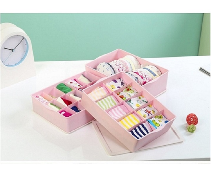 Bộ 2 khay đựng áo ngực, đồ lót 10 ngăn