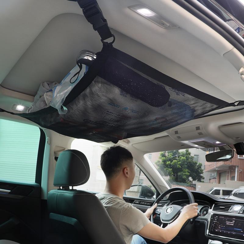 Túi Lưới Đựng Đồ Gắn Trần Xe Hơi Thông Dụng Có Thể Điều Chỉnh