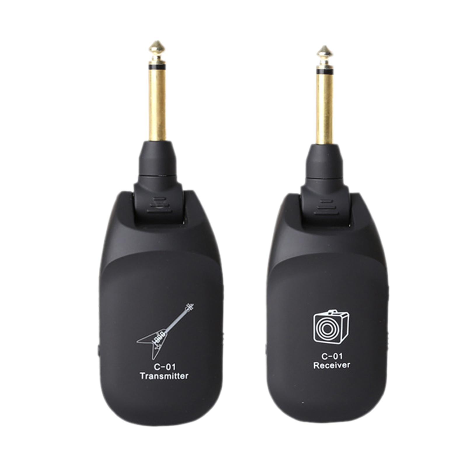 Wireless Guitar Transmitter Receiver Set Audio Transmitter Receiver Electric Guitar Accessory