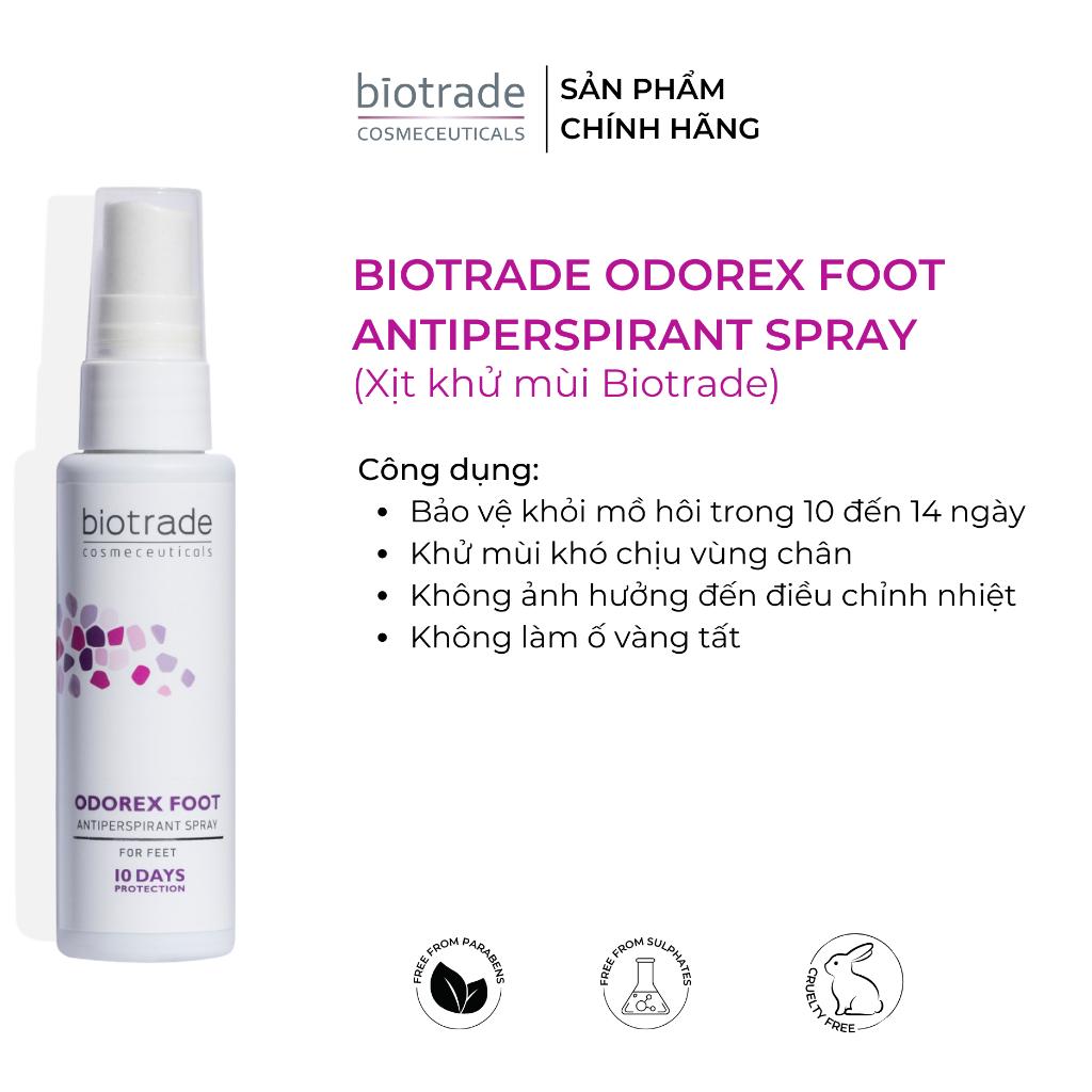 Xịt khử mùi, mồ hôi chân Biotrade Odorex Foot Antiperspirant Spray 40ml