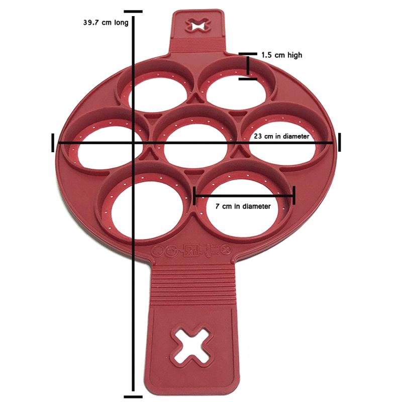 Khuôn Silicon Làm Bánh Waffle